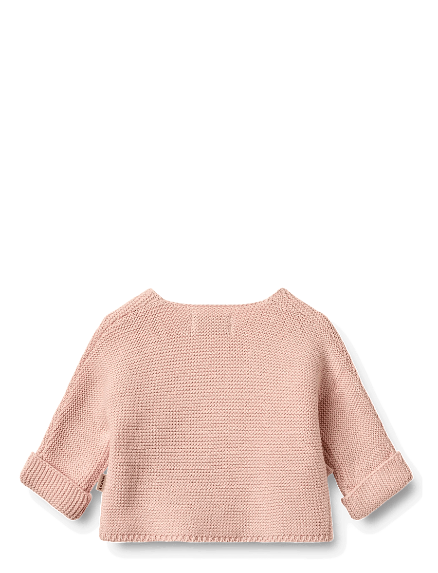 Wheat - Knit Wraparound L/S Siva - koftor - powder - 1