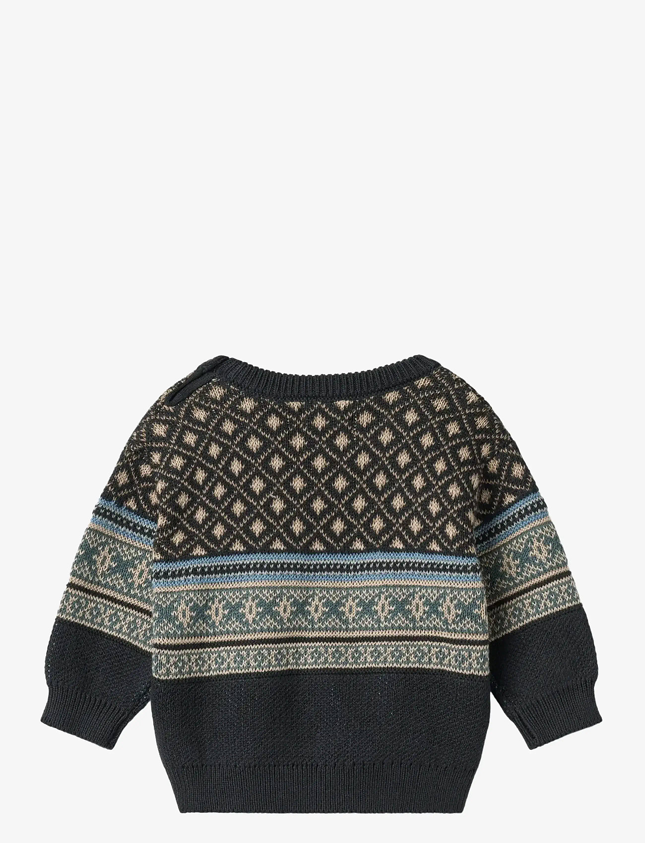 Wheat - Jacquard Pullover Julius - herbstliche kleidung - navy - 1