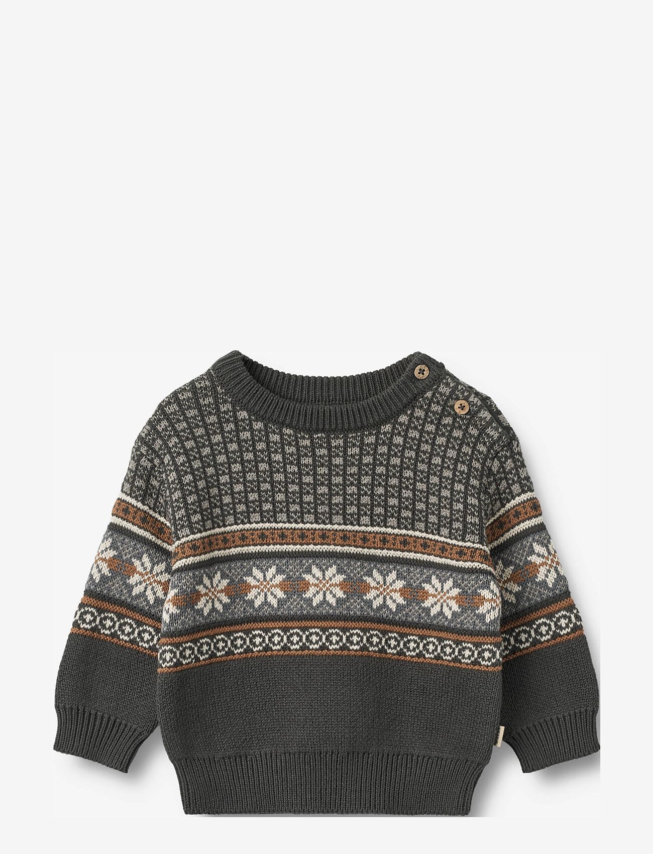 Wheat - Knit Pullover Julius - raven - 0
