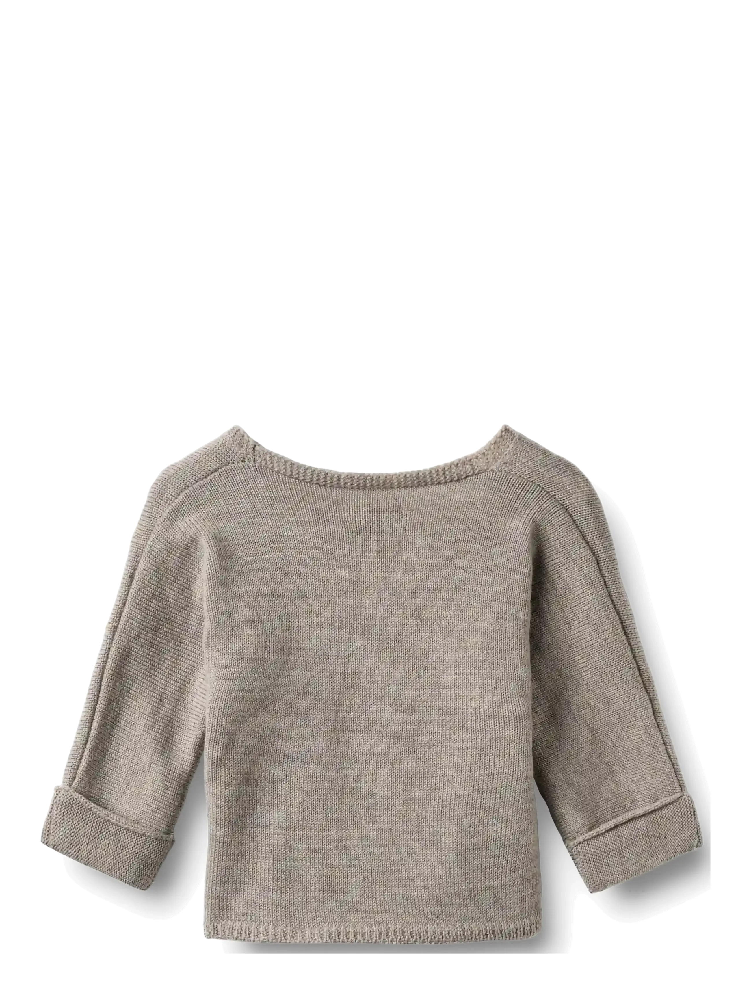 Wheat - Knit Wraparound Cleo - grey moon - 2
