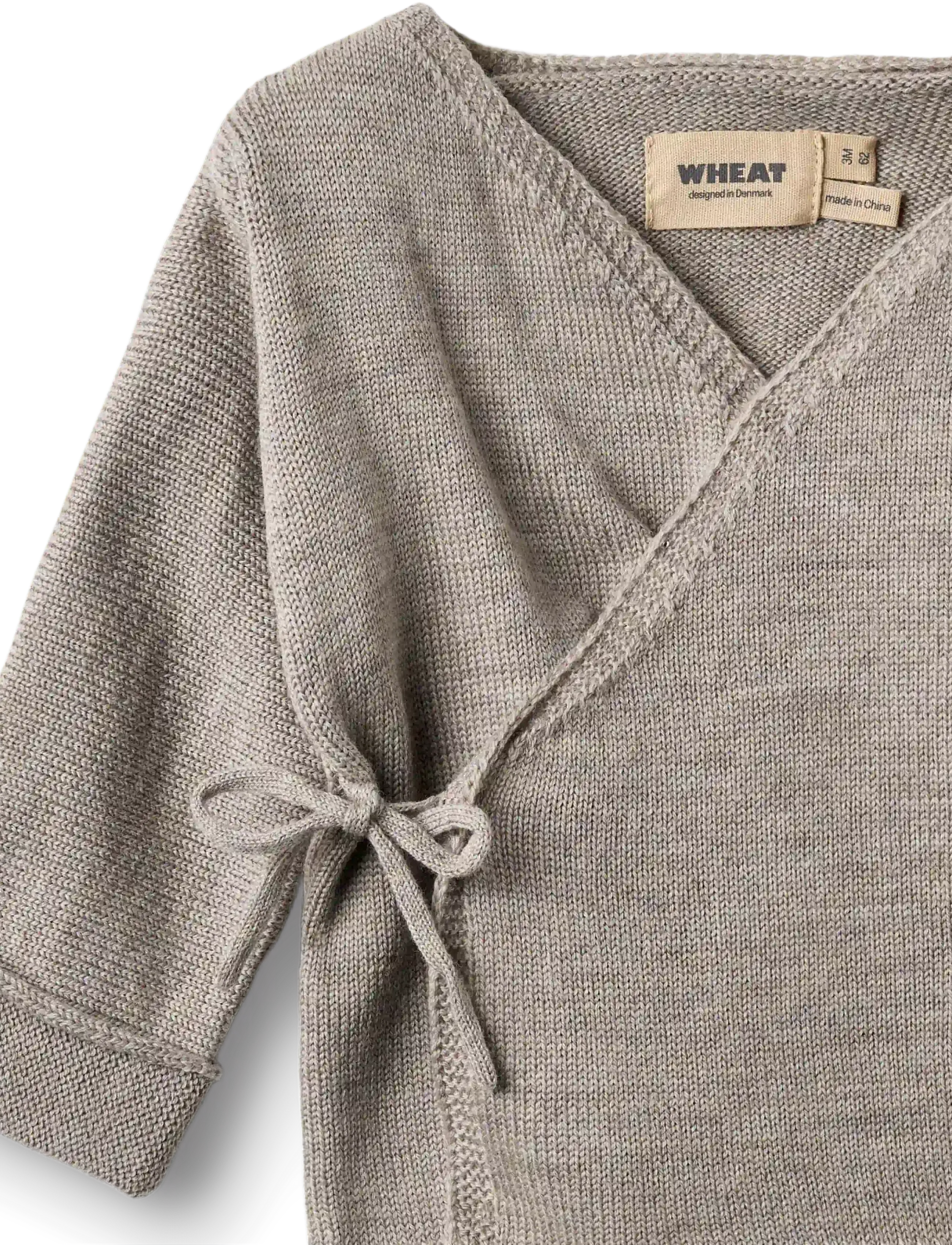 Wheat - Knit Wraparound Cleo - grey moon - 4