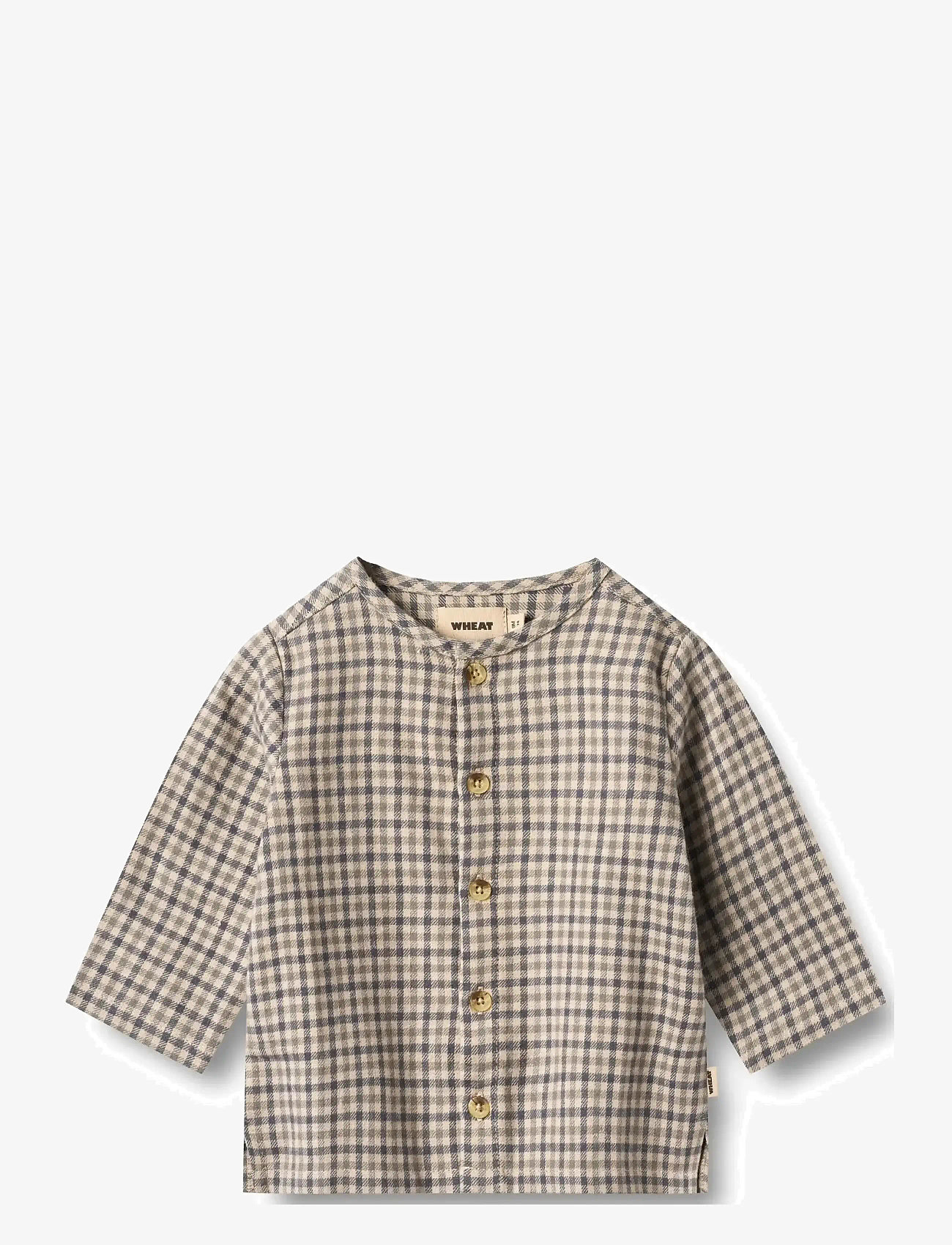 Wheat - Shirt L/S Shelby - blue check - 1