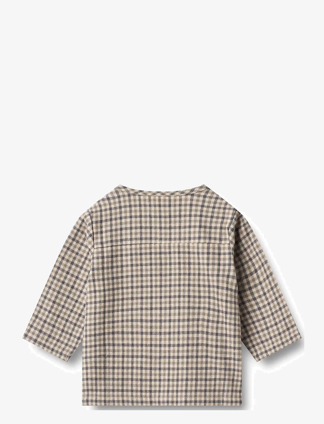 Wheat - Shirt L/S Shelby - blue check - 2