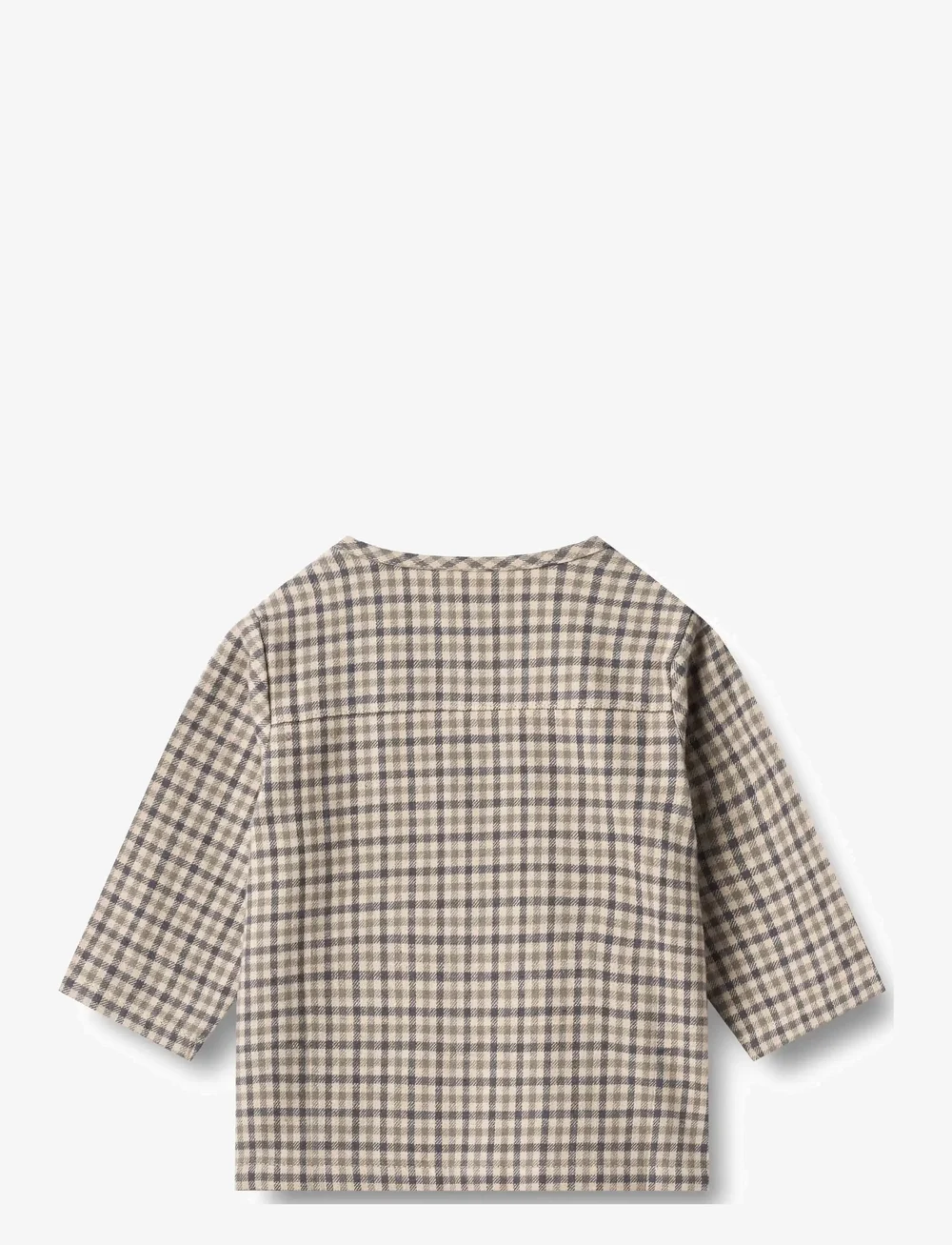 Wheat - Shirt L/S Shelby - långärmade skjortor - blue check - 2