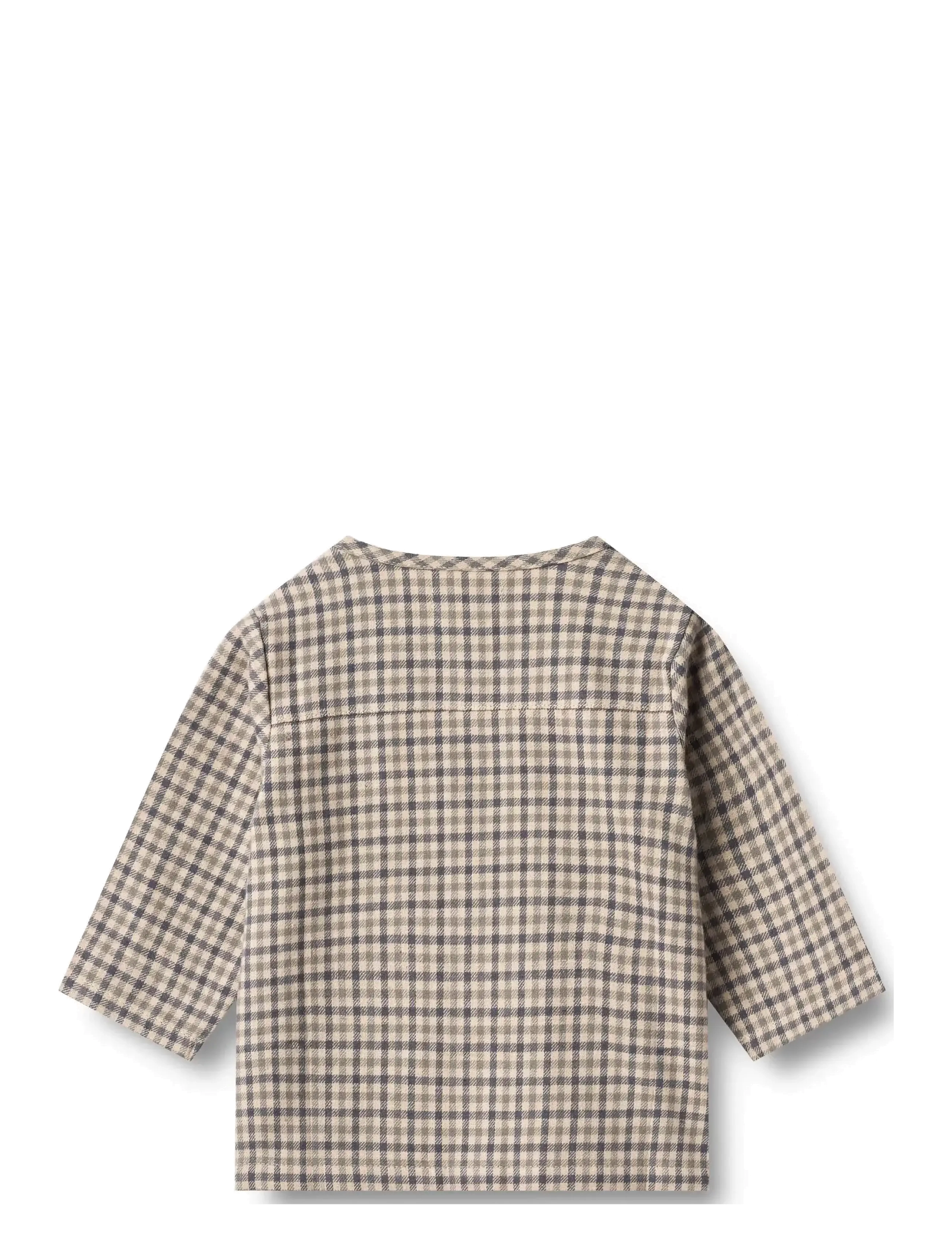 Wheat - Shirt L/S Shelby - blue check - 2