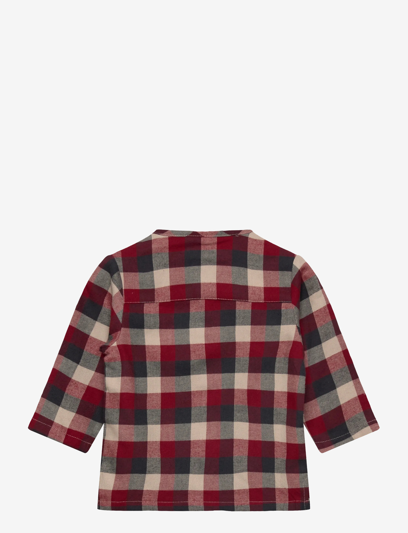 Wheat - Shirt Shelby - långärmade skjortor - red blue check - 1