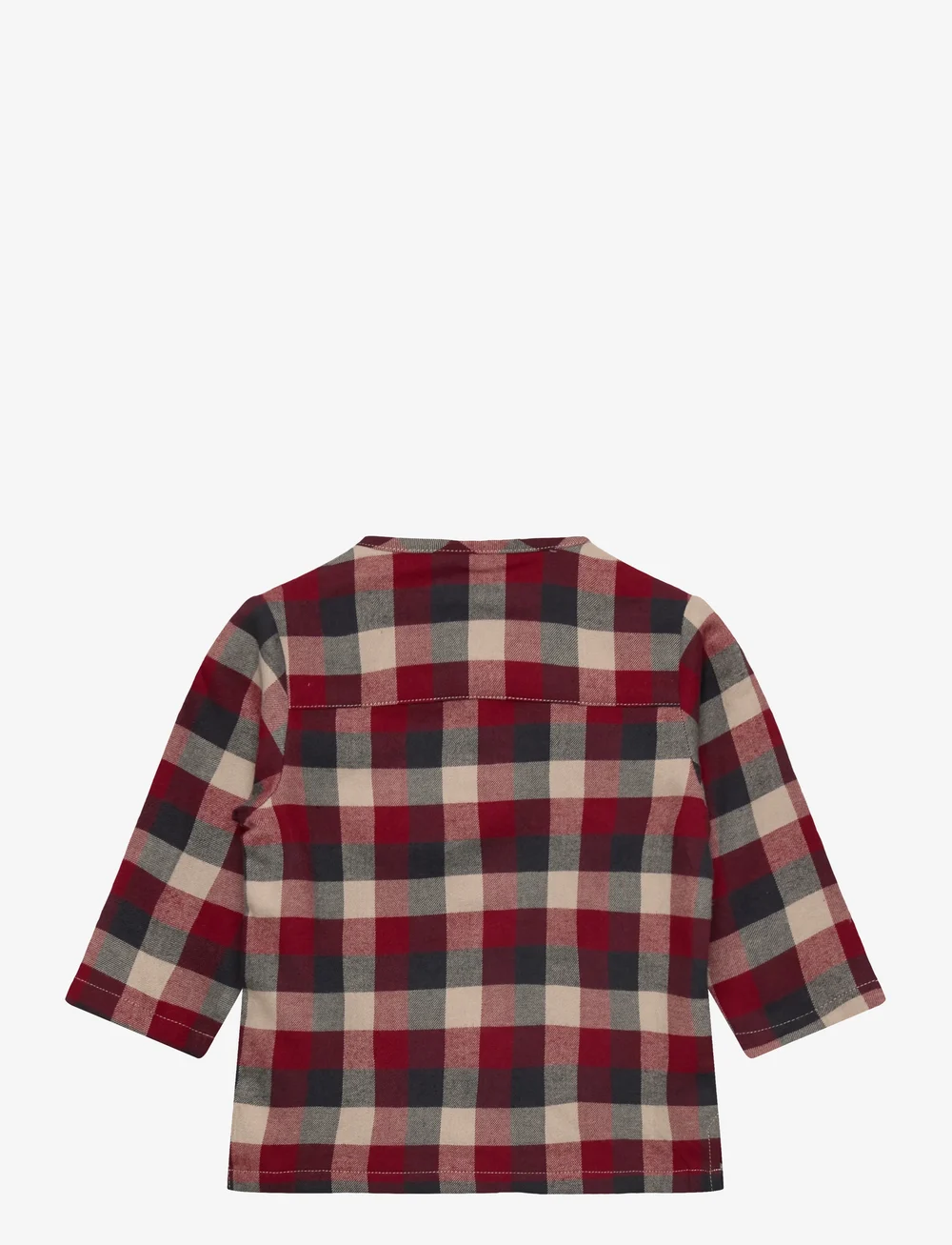 Wheat - Shirt Shelby - langærmede skjorter - red blue check - 1