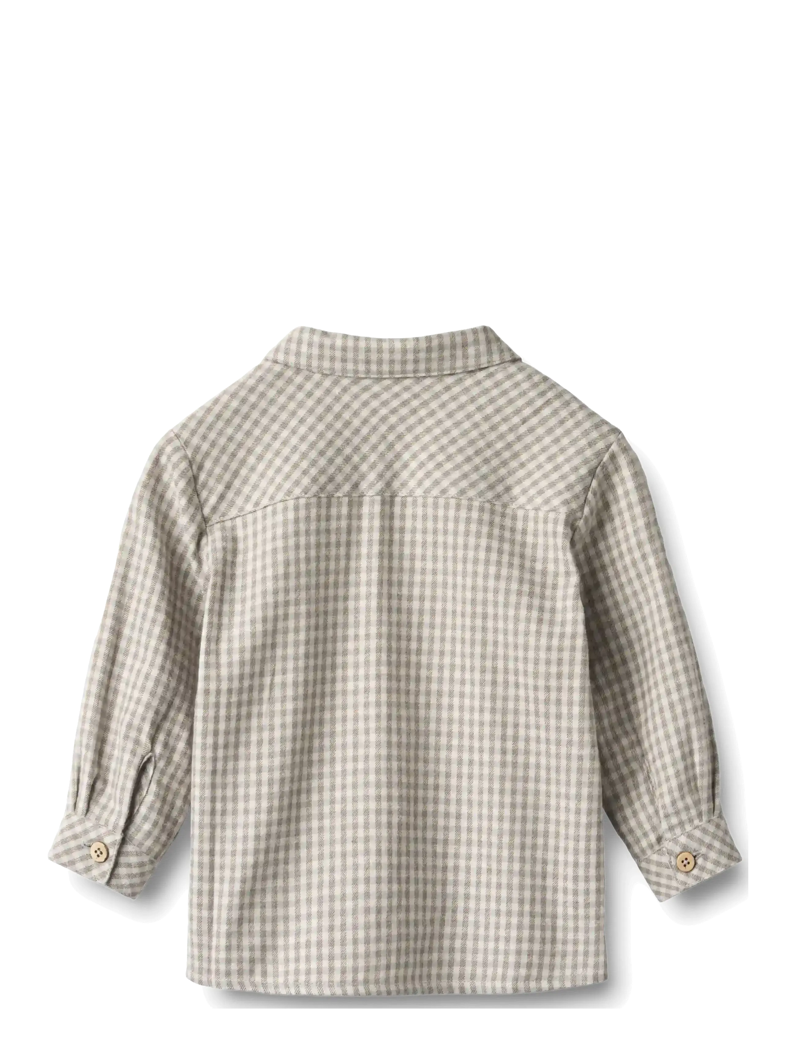 Wheat - Shirt L/S Oscar - langärmlige hemden - greybrown check - 1