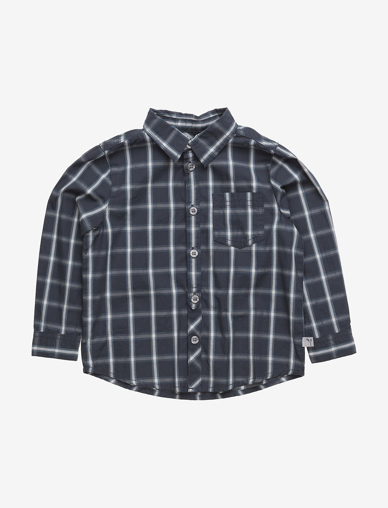 Wheat - Shirt Olof LS - greyblue - 0