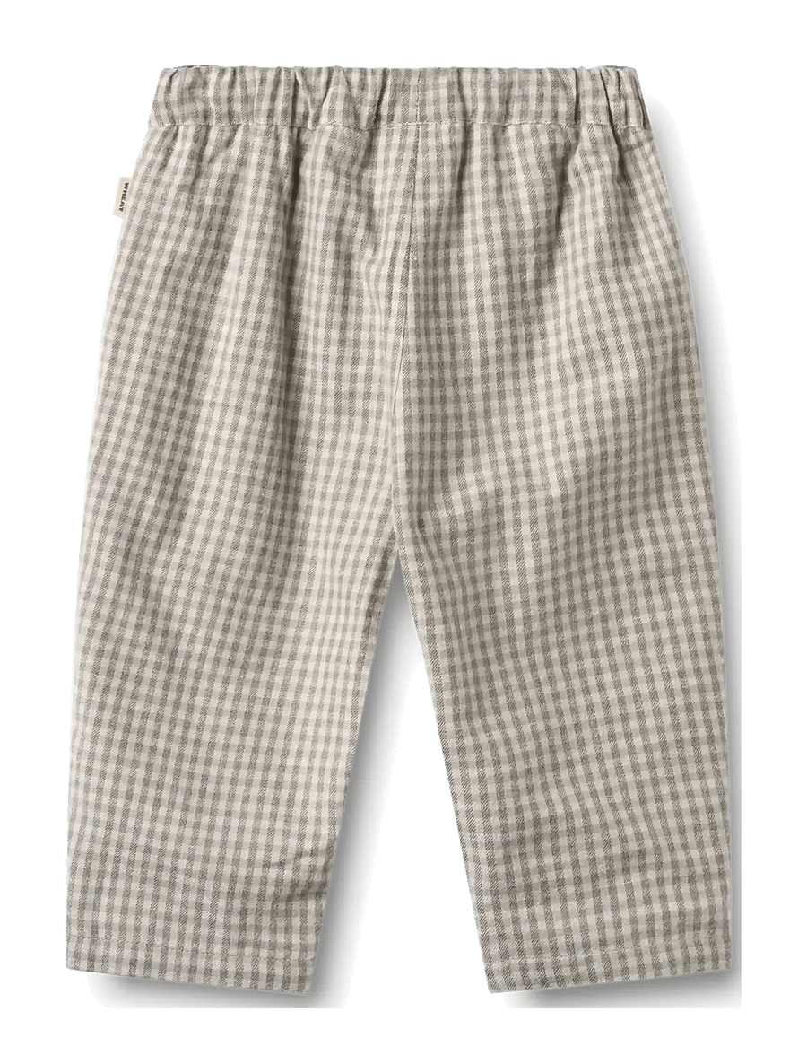Wheat - Trousers Lined Arne - babyhosen - greybrown check - 1