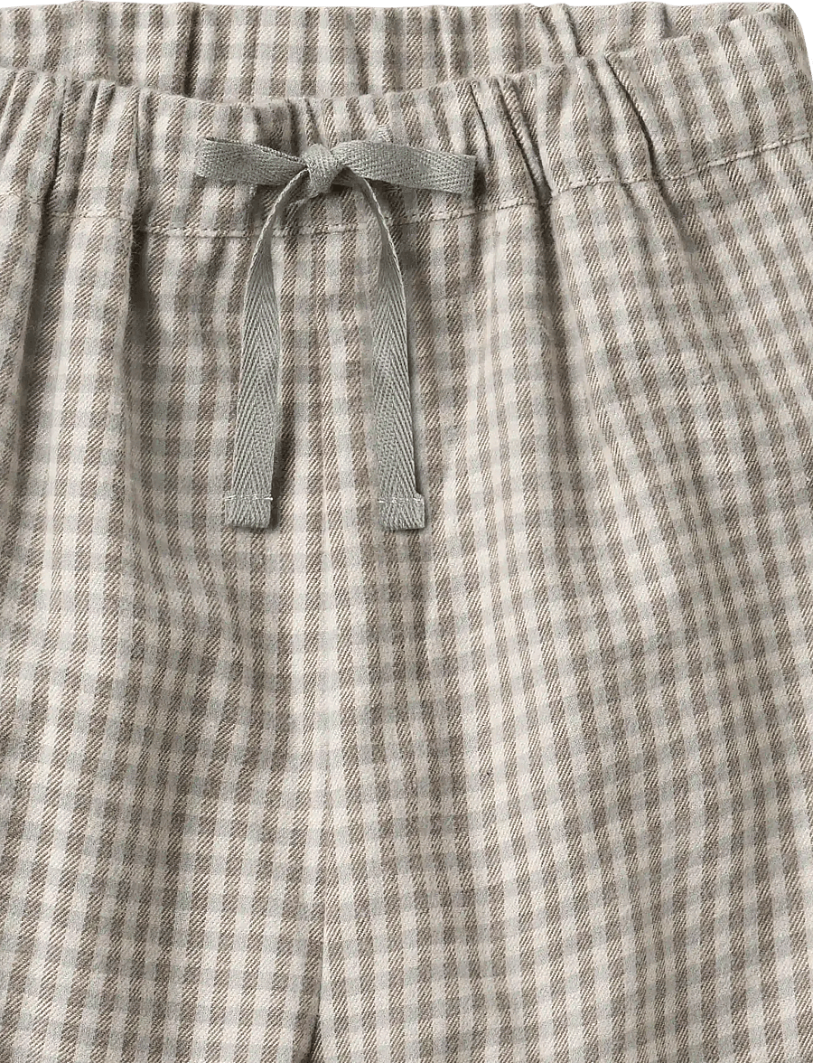 Wheat - Trousers Lined Arne - babyhosen - greybrown check - 2