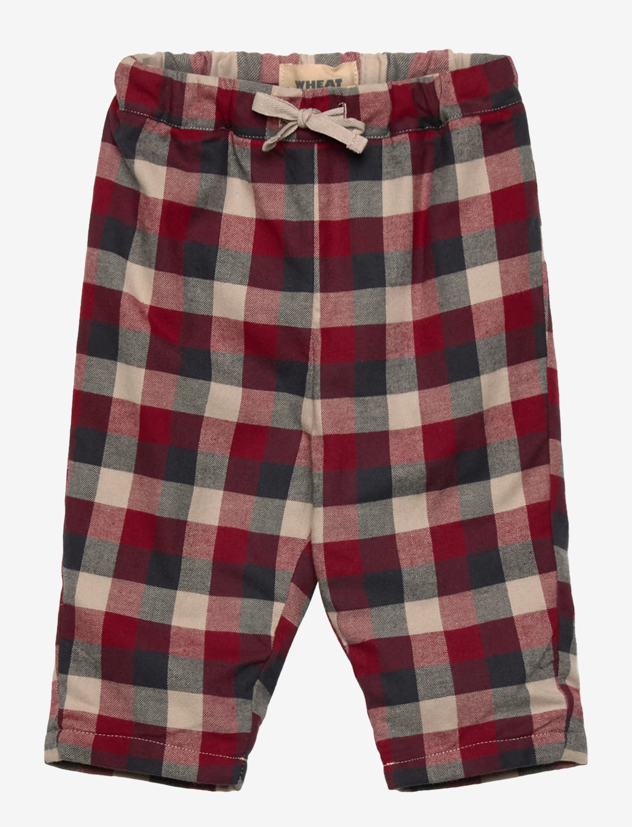 Wheat - Trousers Lined Arne - beebipüksid - red blue check - 0