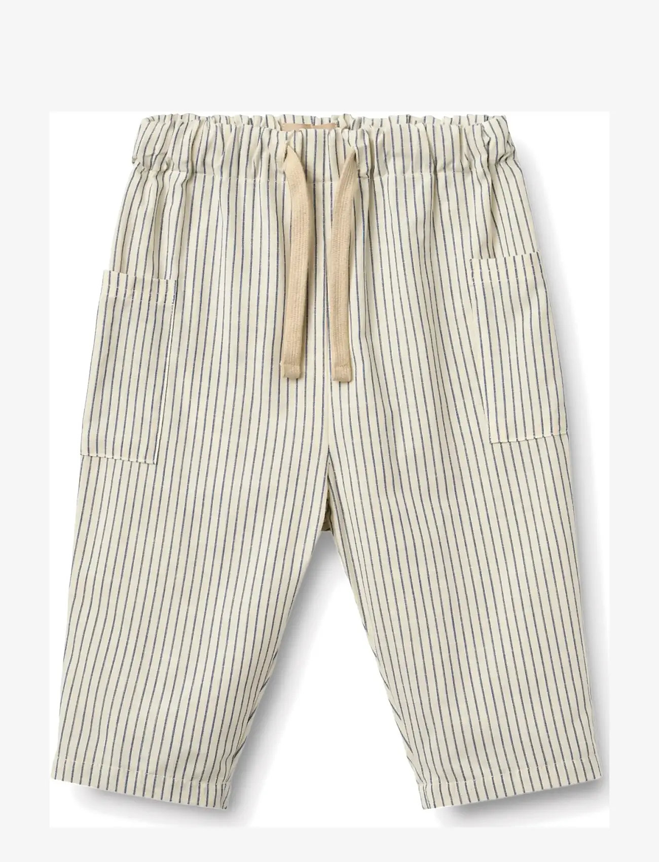 Wheat - Trousers Arne - dark blue stripe - 0