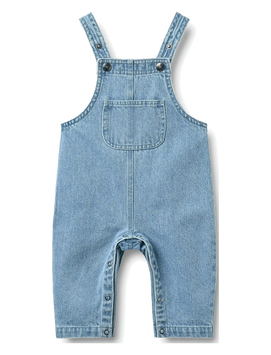 Wheat - Denim Overalls Ivan - jumpsuits - light blue denim - 1