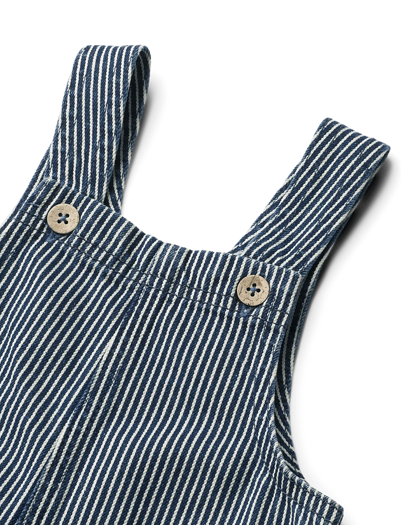 Wheat - Overall Ivan - hängselbyxor - denim stripe - 2