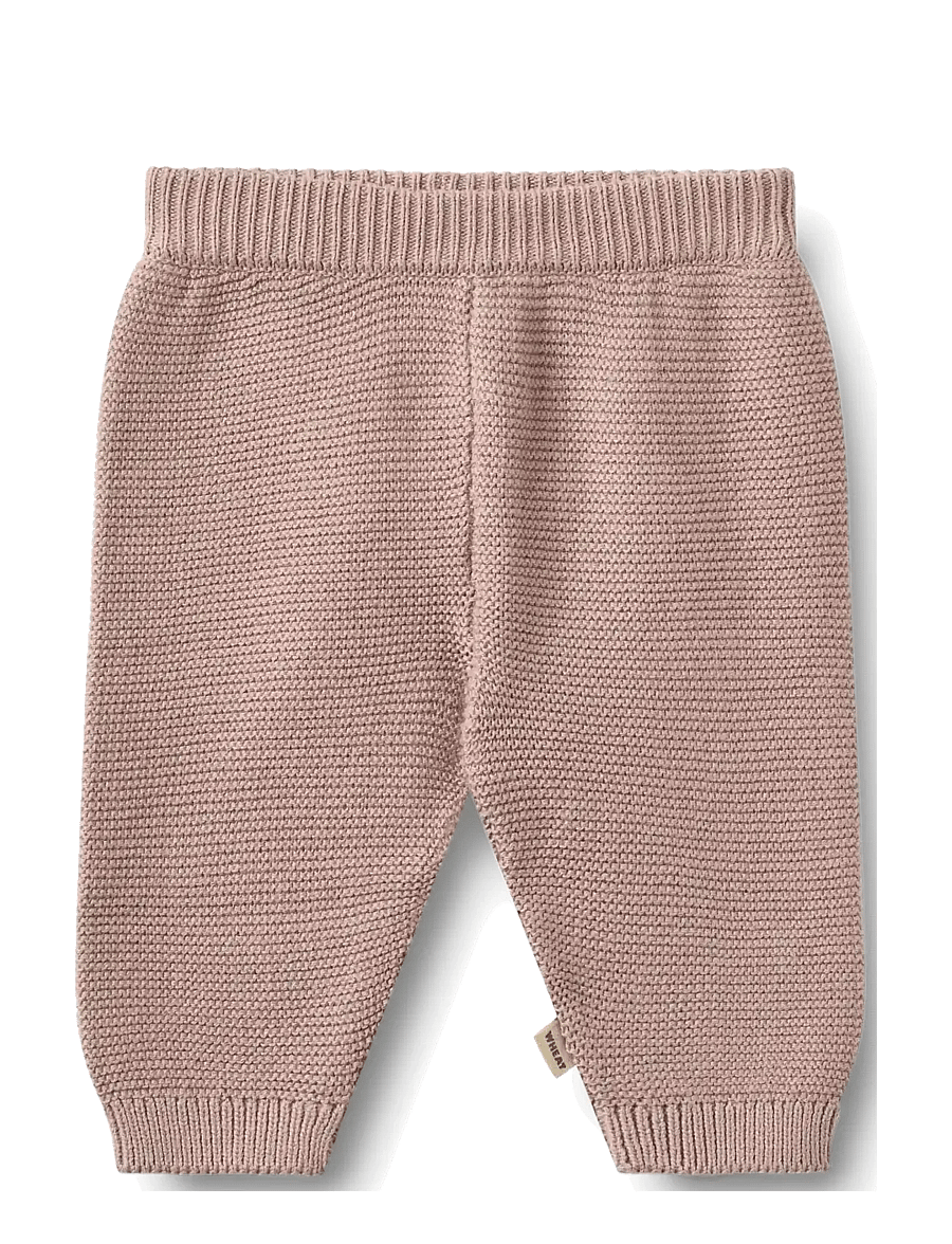 Wheat - Knit Trousers Antonie - babyhosen - dry rose - 0
