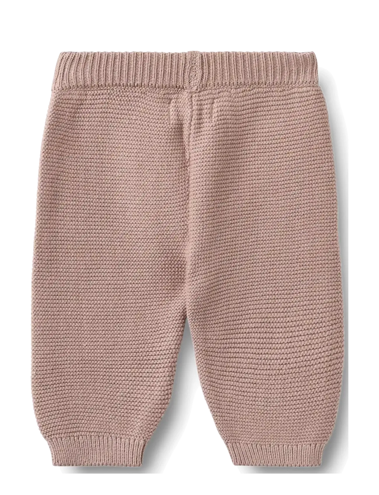 Wheat - Knit Trousers Antonie - babybukser - dry rose - 1