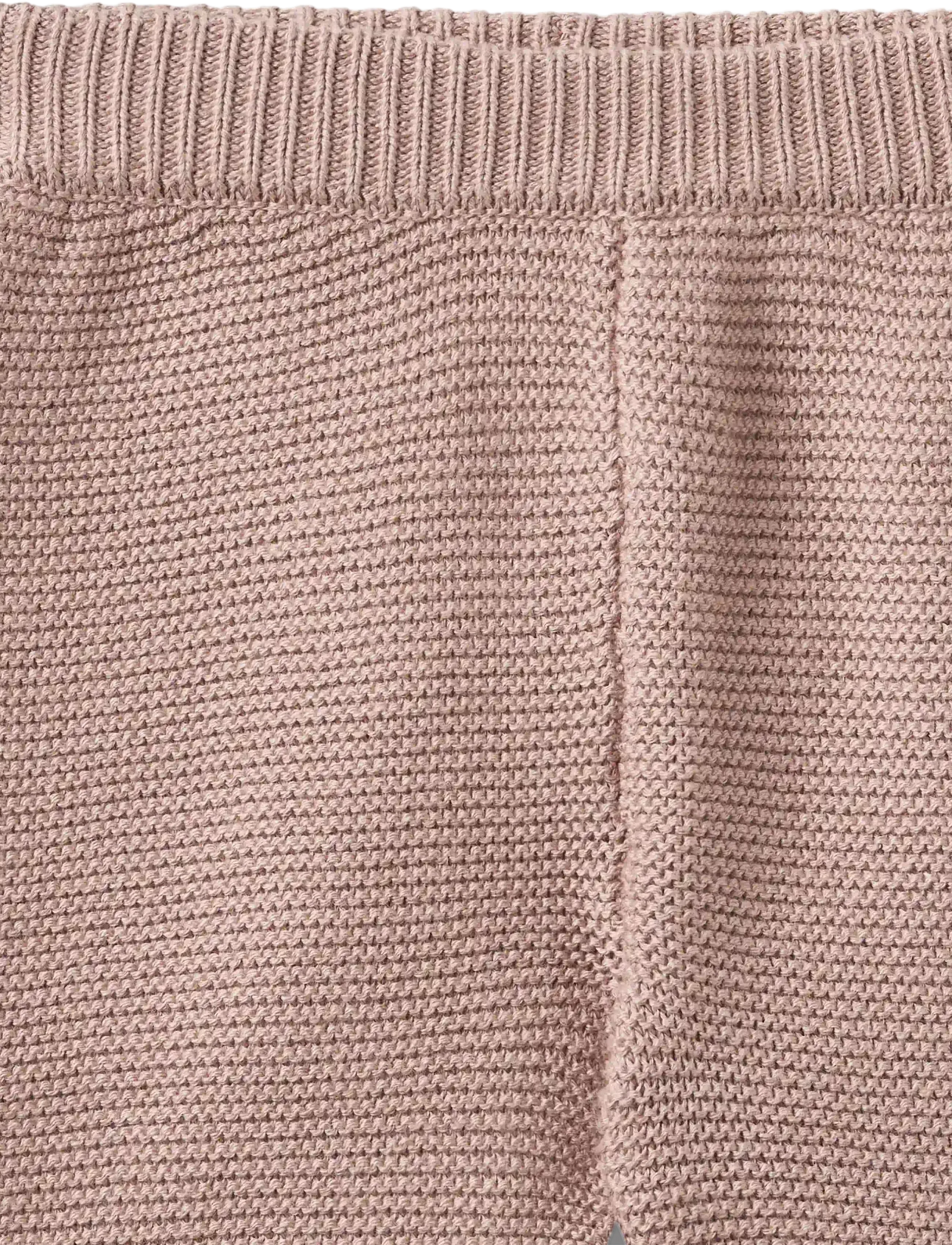 Wheat - Knit Trousers Antonie - babybukser - dry rose - 2