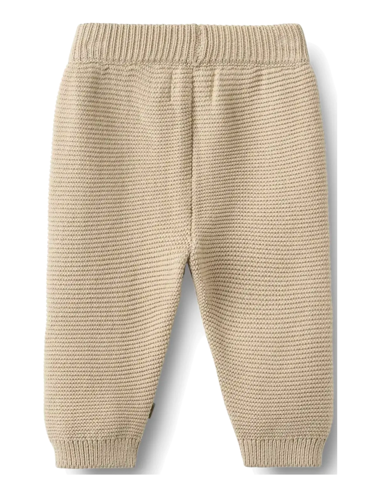 Wheat - Knit Trousers Antonie - babybyxor - offwhite - 1