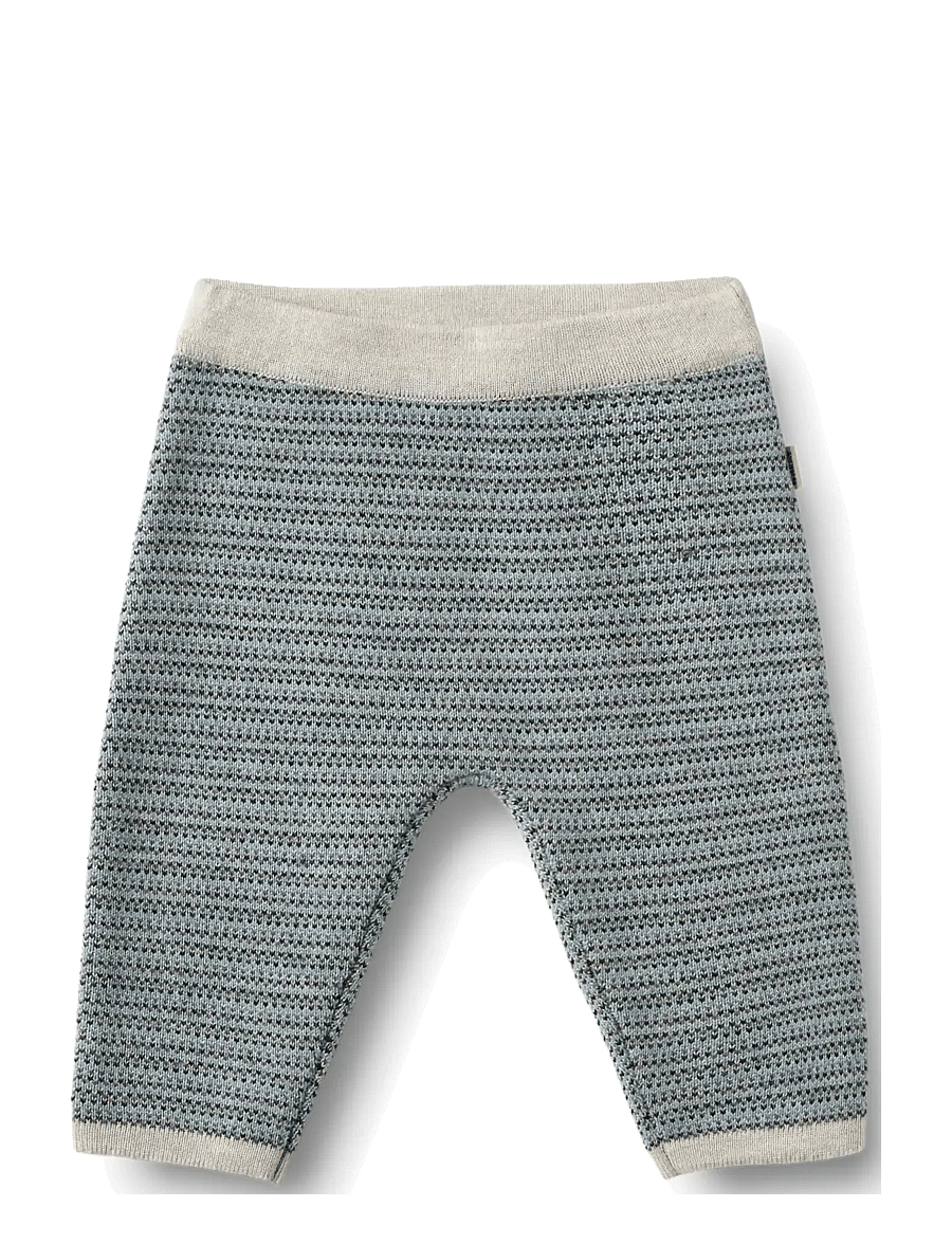 Wheat - Knit Trousers Neel - babyhosen - bluey - 0