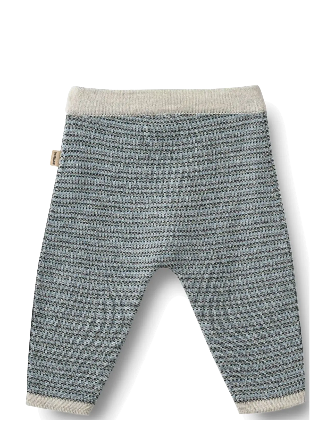 Wheat - Knit Trousers Neel - babybukser - bluey - 1