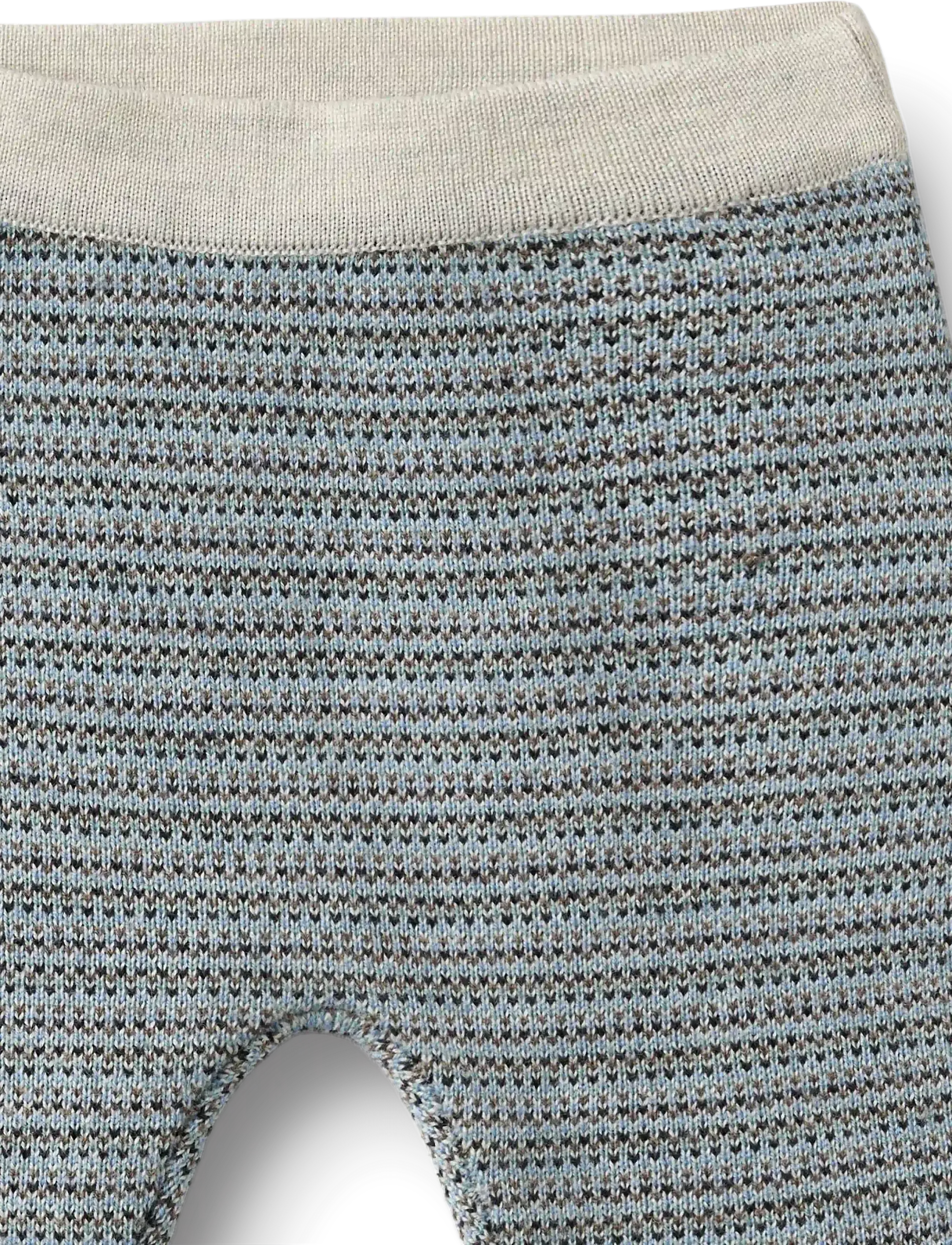 Wheat - Knit Trousers Neel - babybukser - bluey - 2