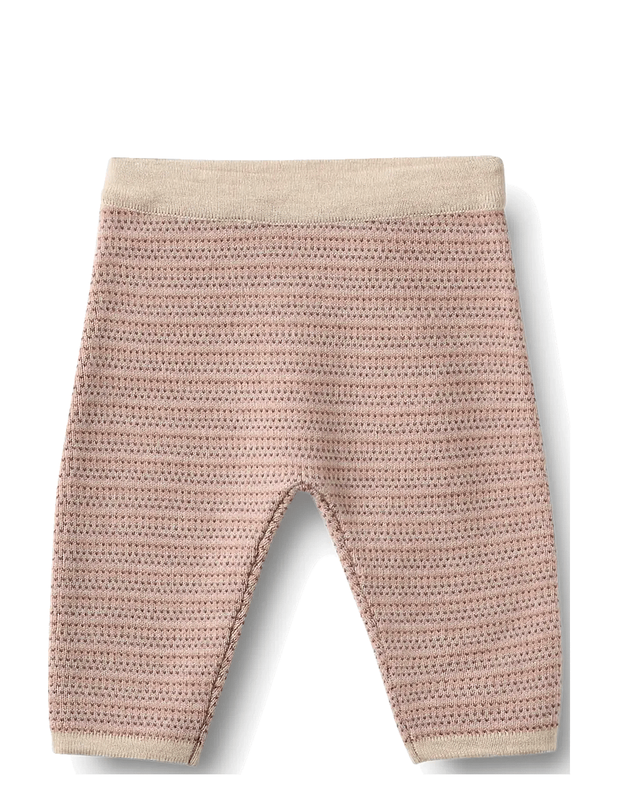 Wheat - Knit Trousers Neel - babyhosen - rose - 1
