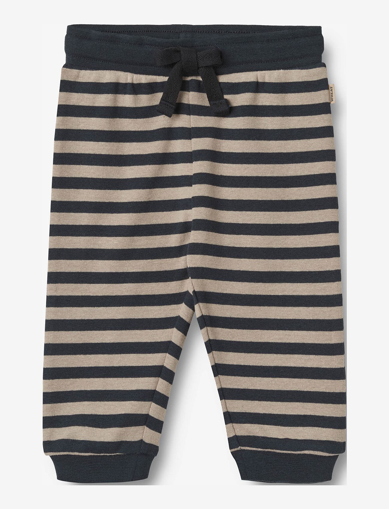 Wheat - Jersey Pants Leo - navy stripe - 0