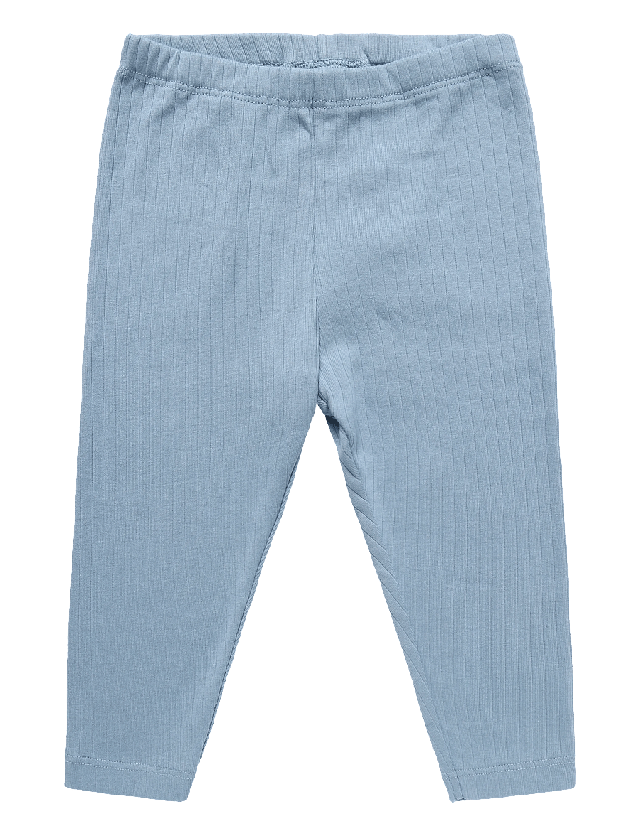 Wheat - Jersey Pants Silas - babybukser - faded denim - 0