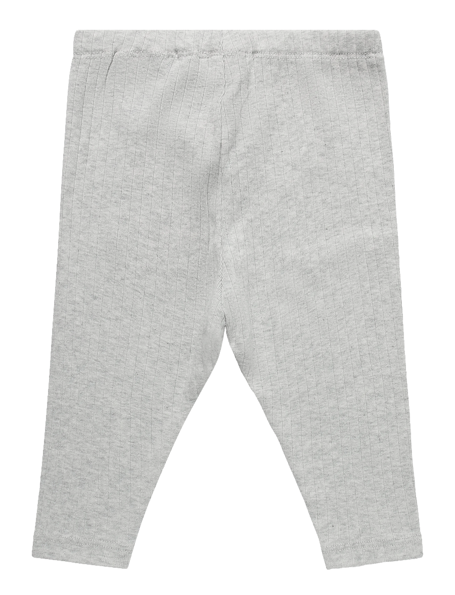 Wheat - Jersey Pants Silas - babybukser - melange grey - 1