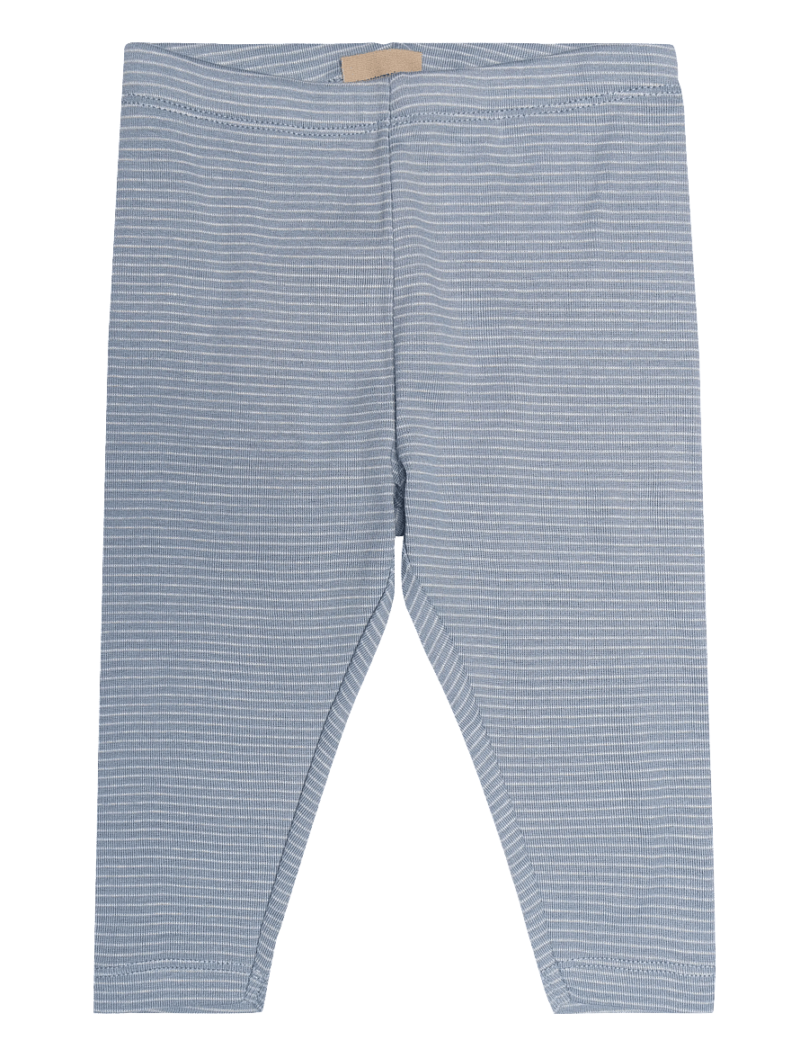Wheat - Jersey Pants Silas - babybukser - faded blue stripe - 0