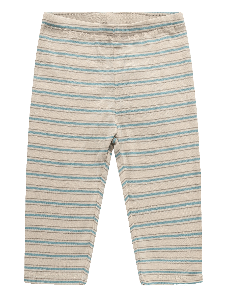 Wheat - Jersey Pants Silas - leggings - spring lake stripe - 0