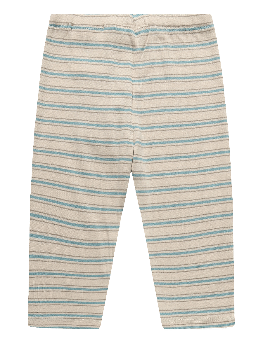 Wheat - Jersey Pants Silas - leggings - spring lake stripe - 1
