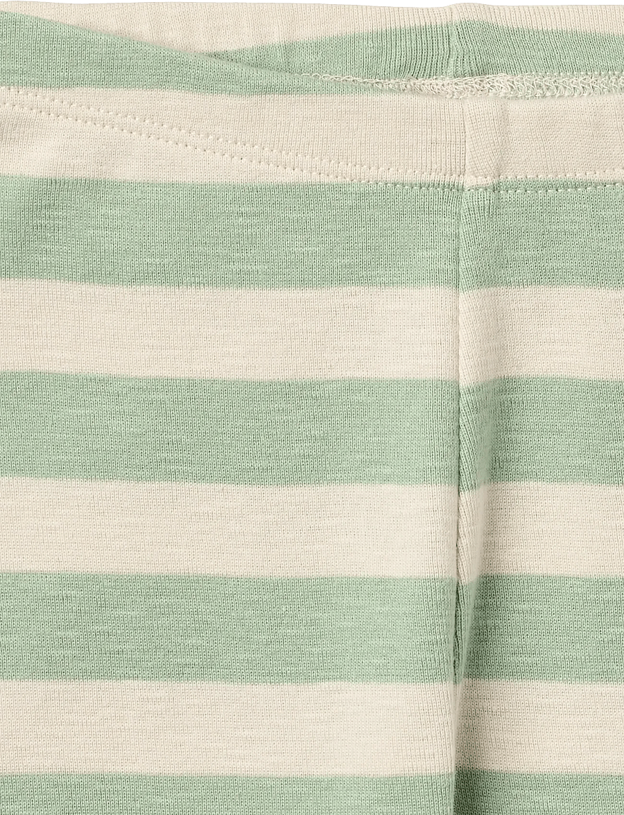 Wheat - Jersey Pants Silas - leggings - mint stripe - 2