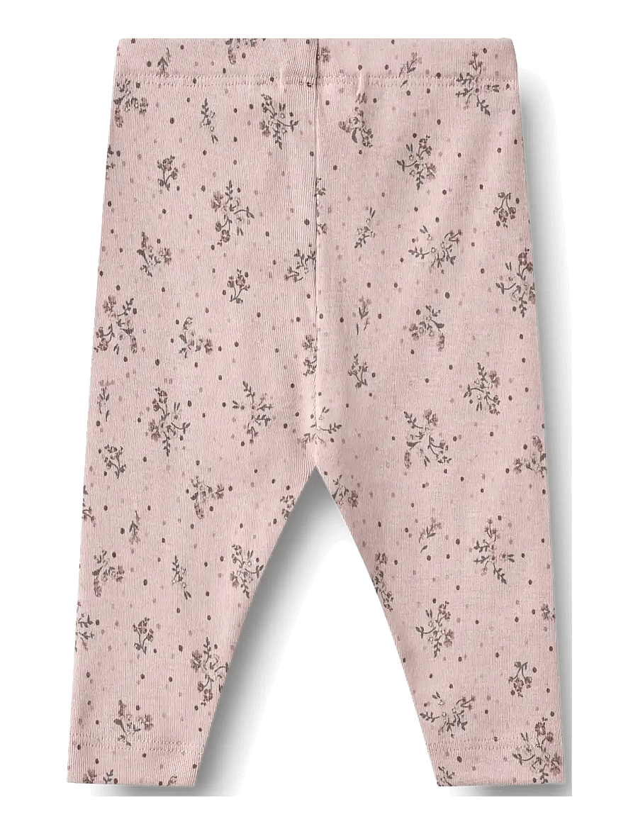 Wheat - Jersey Pants Silas - leggings - lilac flowers - 1