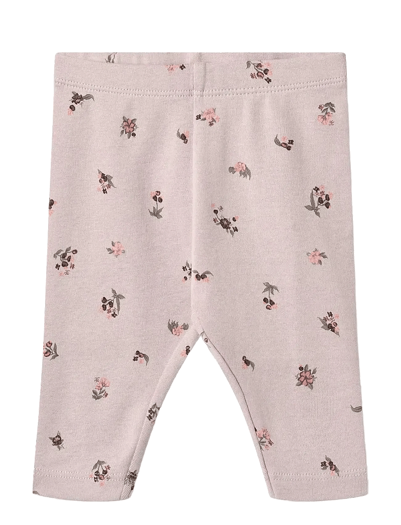 Wheat - Jersey Pants Silas - leggings - soft lilac flowers - 0