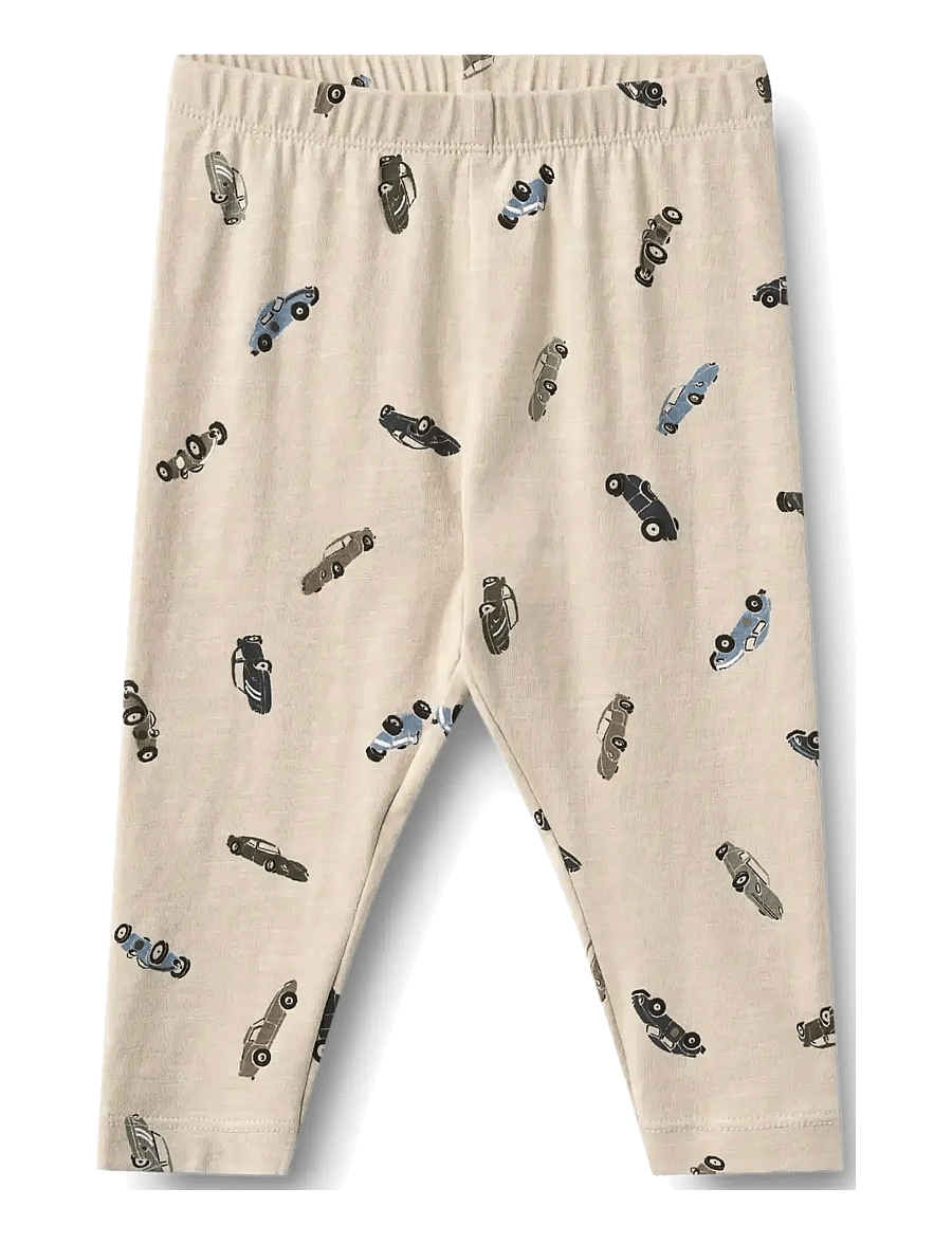 Wheat - Jersey Pants Silas - leggings - cars - 0