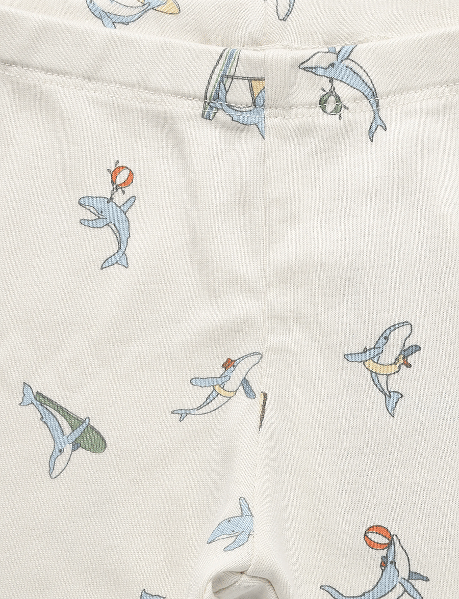 Wheat - Jersey Pants Silas - babybyxor - whale friends - 2