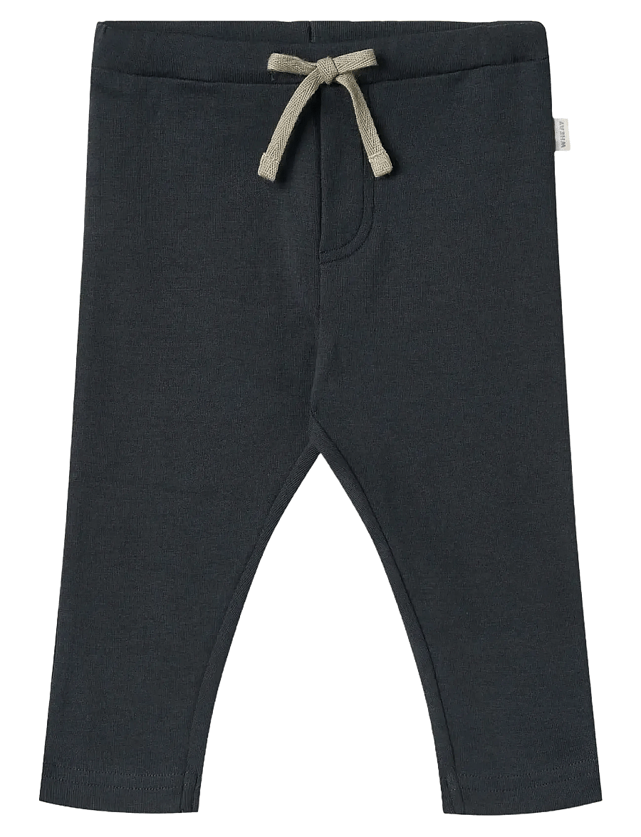 Wheat - Jersey Pants Manfred - beebipüksid - navy - 0