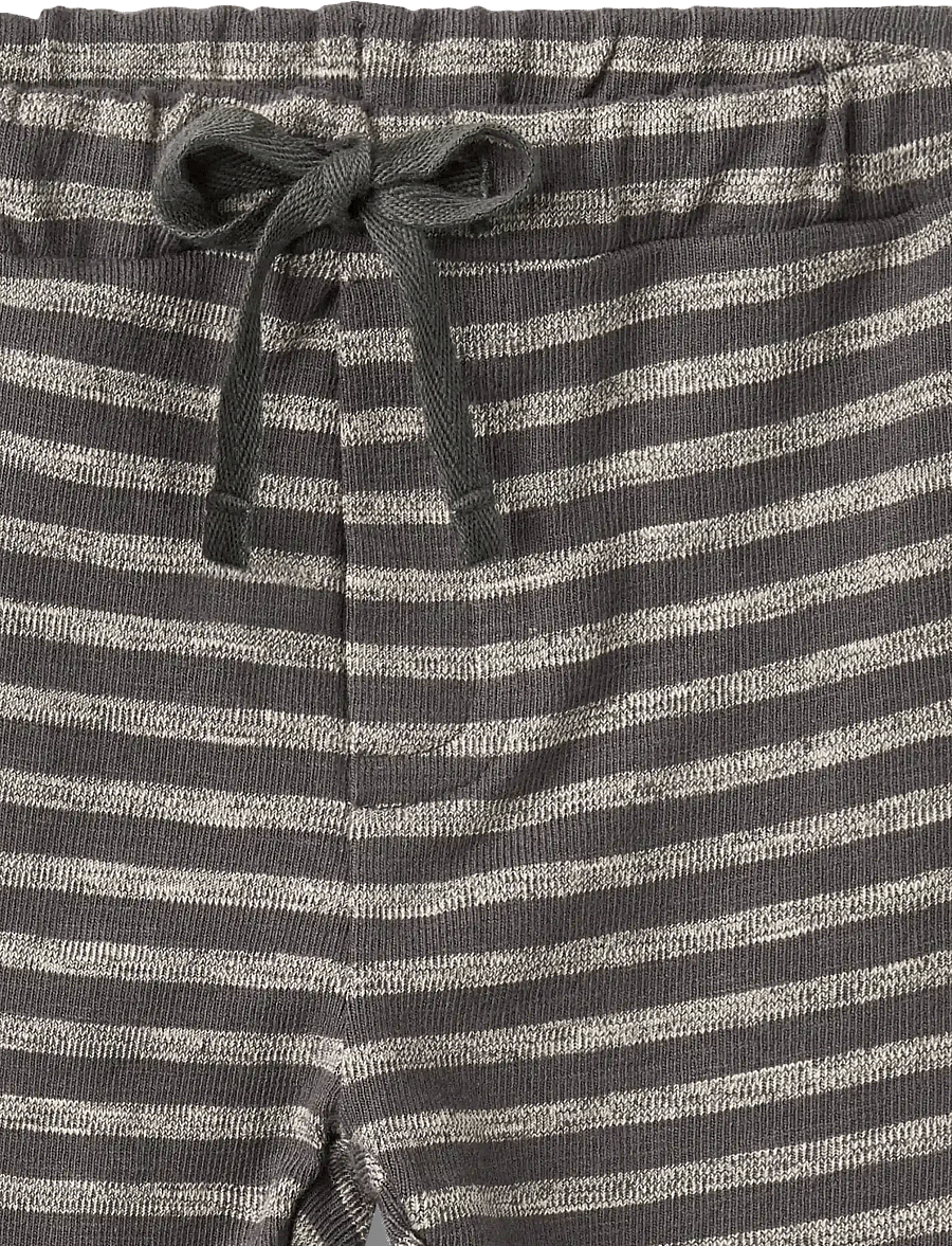 Wheat - Jersey Pants Manfred - dark charcoal stripe - 2