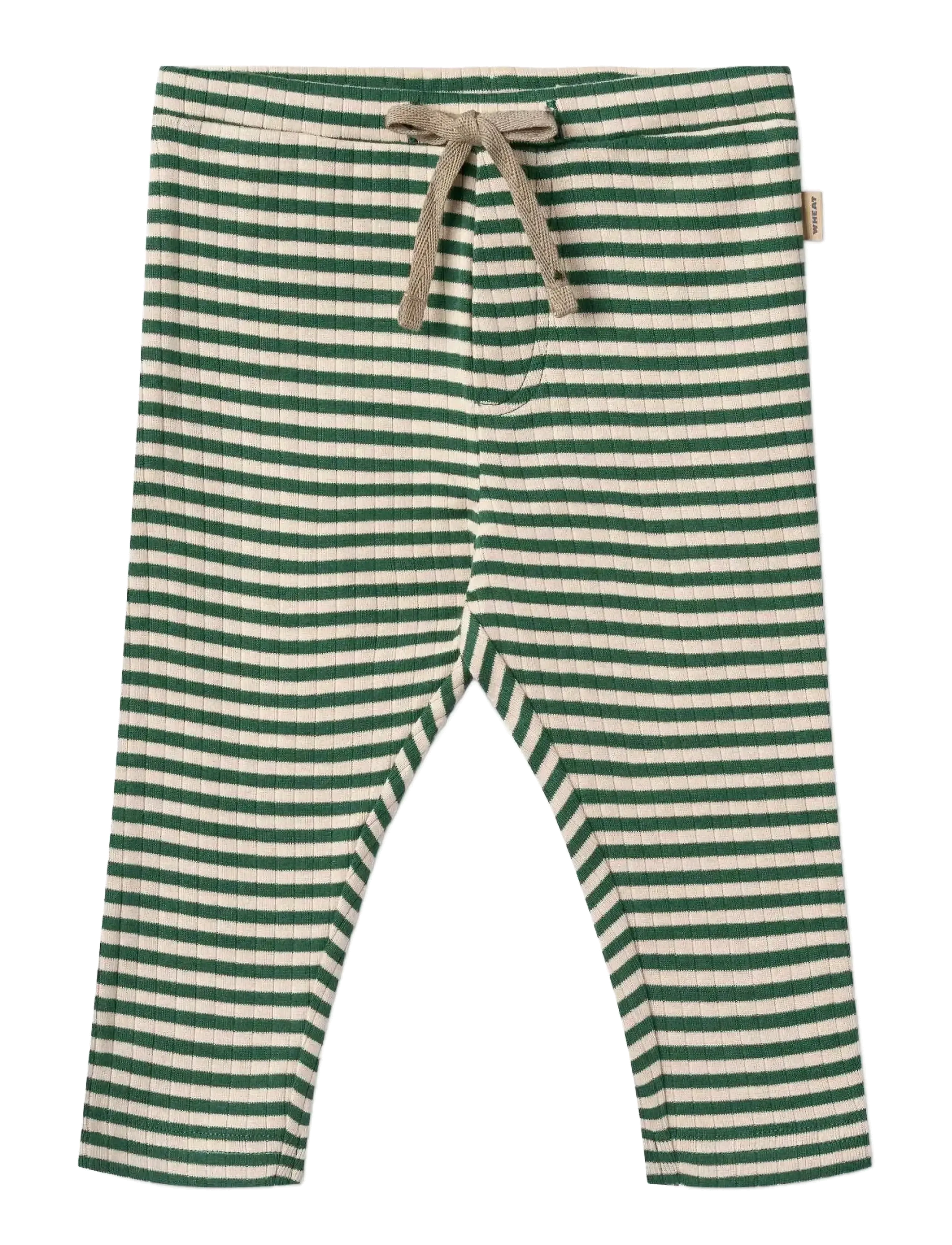 Jersey Pants Manfred - GREEN STRIPE