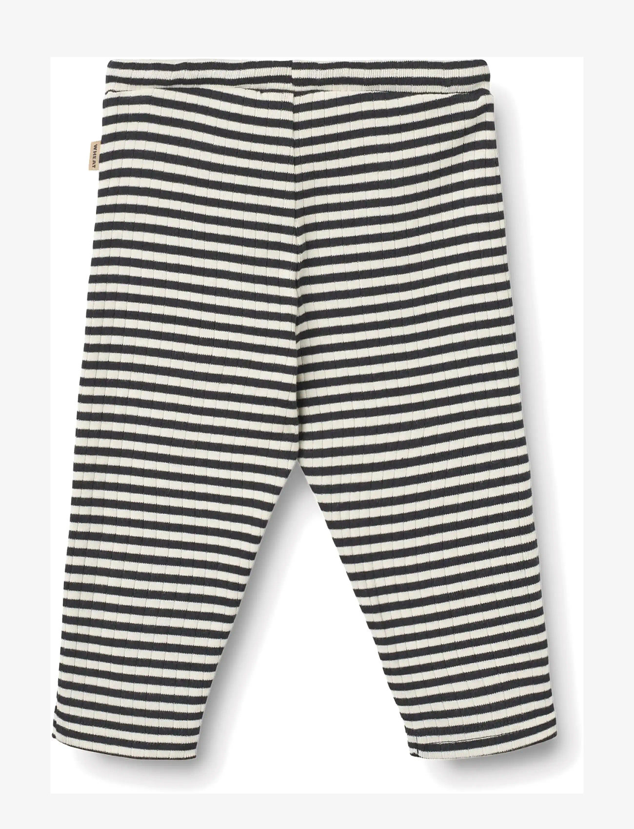 Wheat - Jersey Pants Manfred - vauvojen housut - navy rib stripe - 1