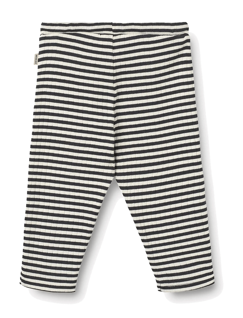 Wheat - Jersey Pants Manfred - vauvojen housut - navy rib stripe - 1