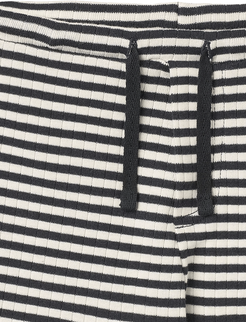 Wheat - Jersey Pants Manfred - vauvojen housut - navy rib stripe - 2