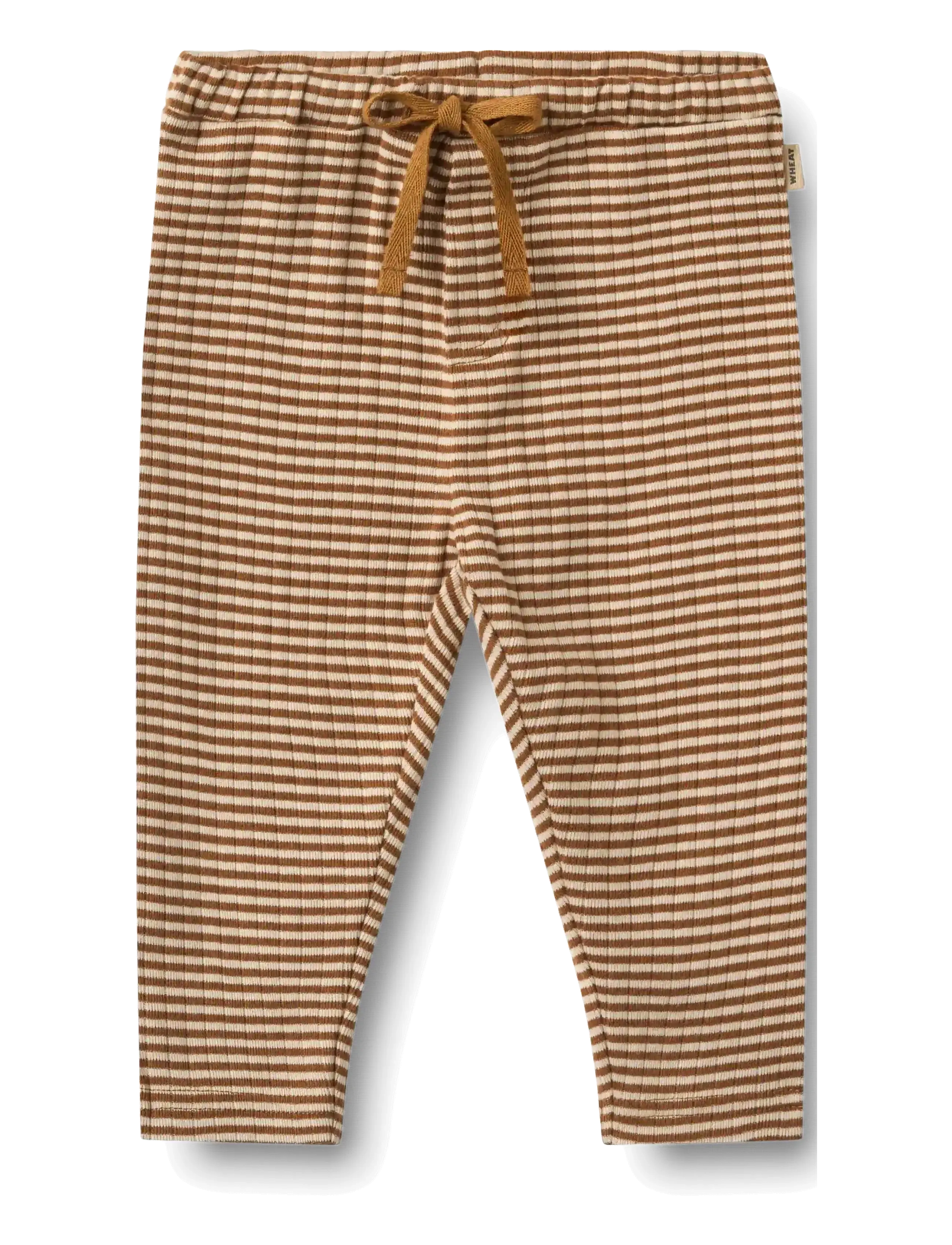 Wheat Jersey Pants Manfred - Imik  44-92 - WARM HAZEL STRIPE / brown