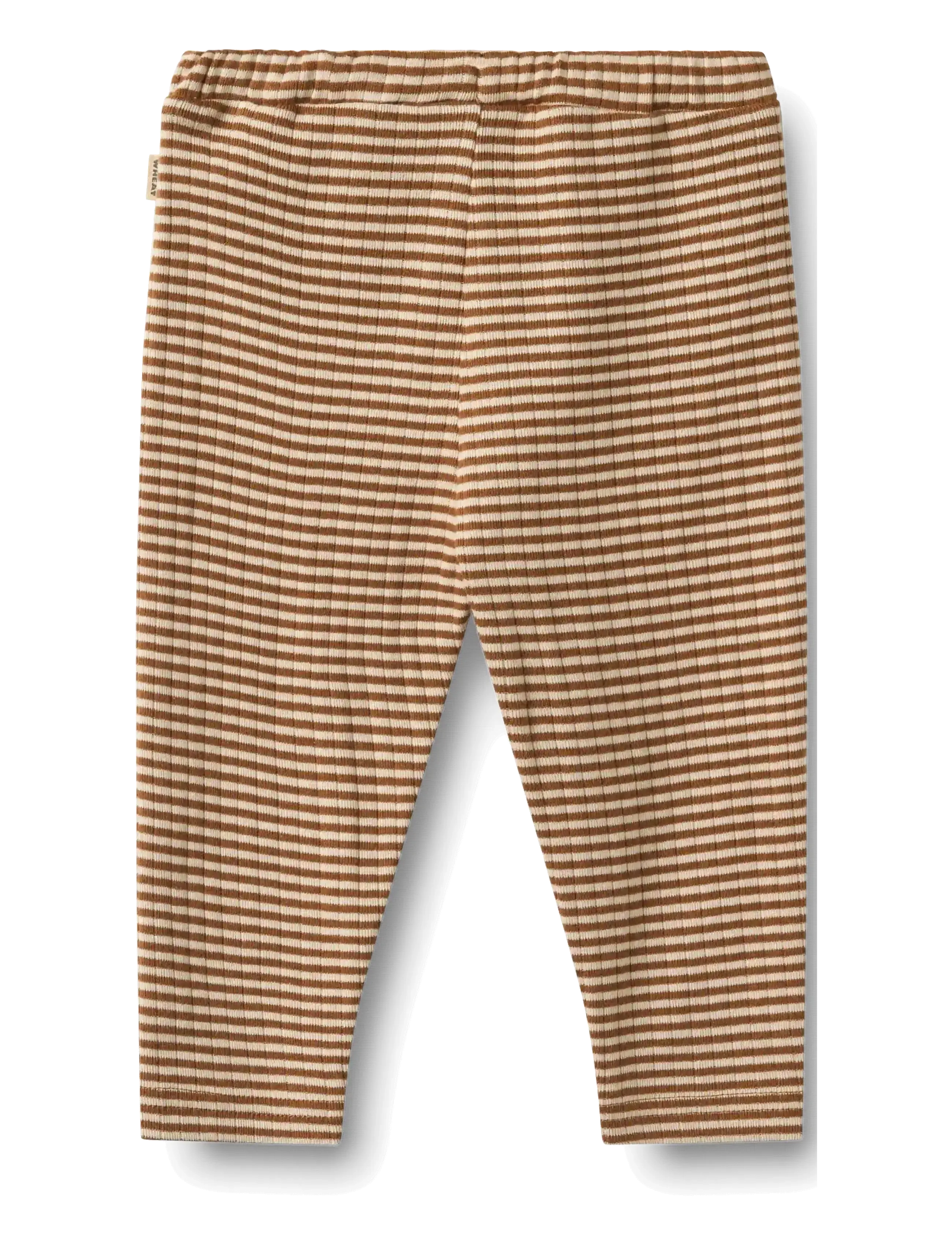 Wheat - Jersey Pants Manfred - beebipüksid - warm hazel stripe - 1