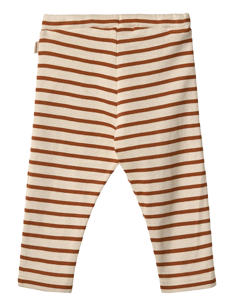 Wheat - Jersey Pants Manfred - leggings - warm caramel stripe - 1