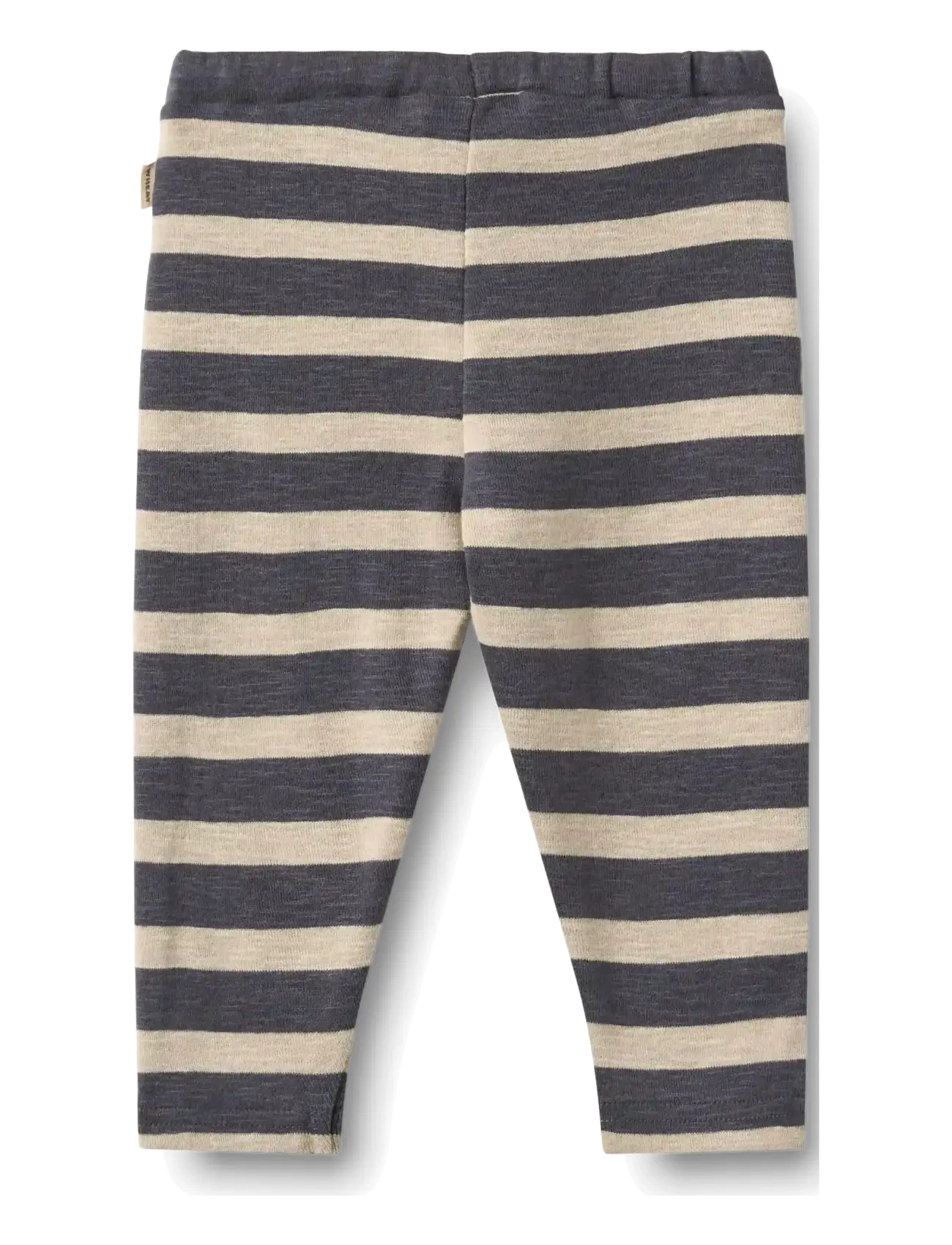 Wheat - Jersey Pants Manfred - babybukser - greyblue stripe - 1