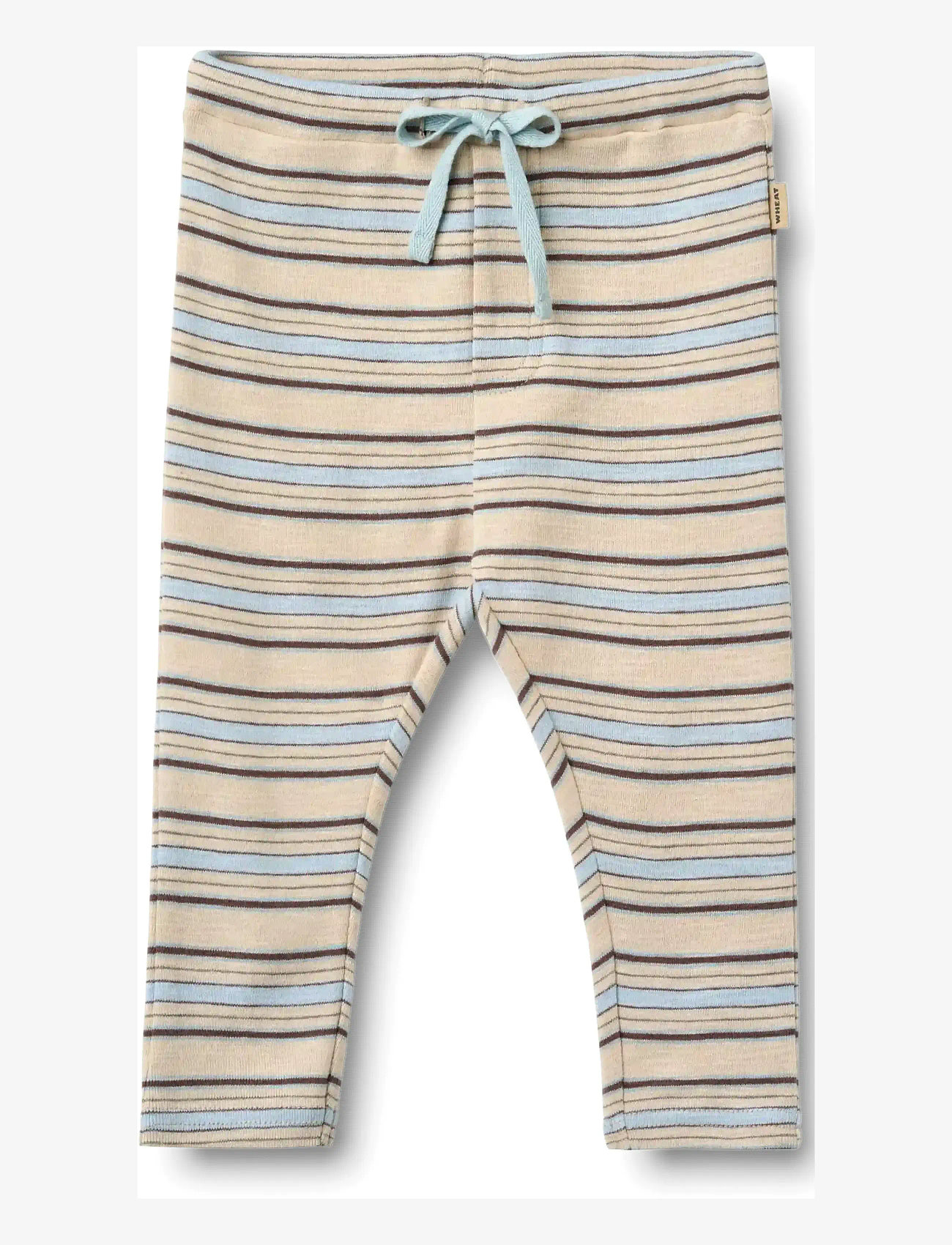 Wheat - Jersey Pants Manfred - babybukser - multi blue stripe - 0