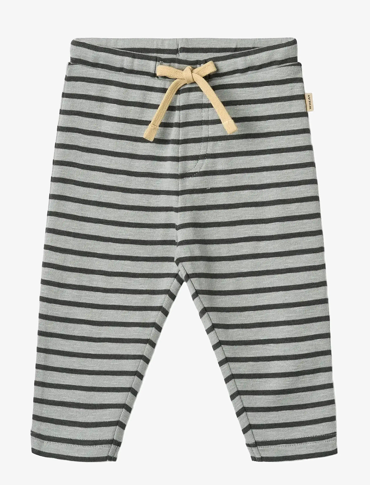 Wheat - Jersey Pants Manfred - herbstliche kleidung - soft blue stripe - 0